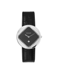 Black watch with silver bezel and 'Tremont' branding on a white background